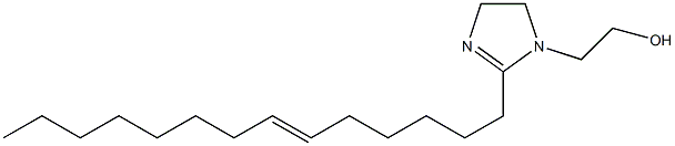 2-(6-Tetradecenyl)-2-imidazoline-1-ethanol 구조식 이미지