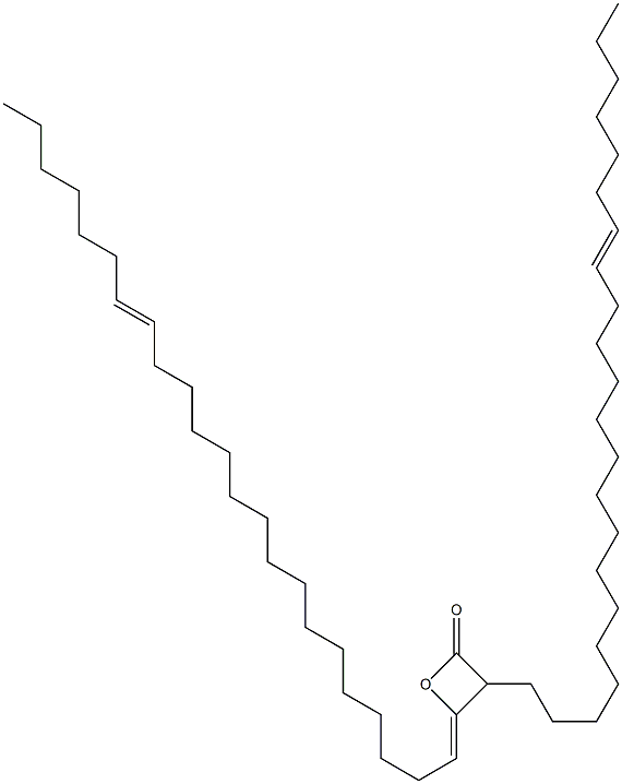 3-(15-Docosenyl)-4-(16-tricosen-1-ylidene)oxetan-2-one Structure