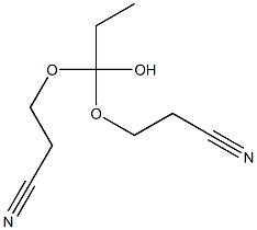 1,1-Bis(2-cyanoethoxy)-1-propanol Structure