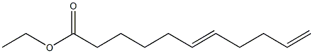 6,10-Undecadienoic acid ethyl ester Structure