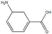 5-Amino-1,3-cyclohexadiene-1-carboxylic acid Structure