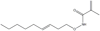 N-(3-Nonenyloxy)methacrylamide 구조식 이미지