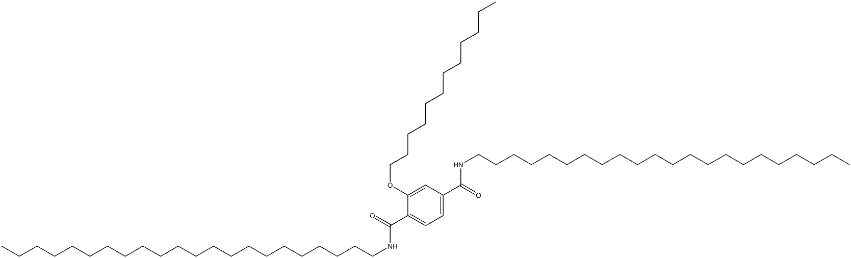 2-(Dodecyloxy)-N,N'-didocosylterephthalamide 구조식 이미지