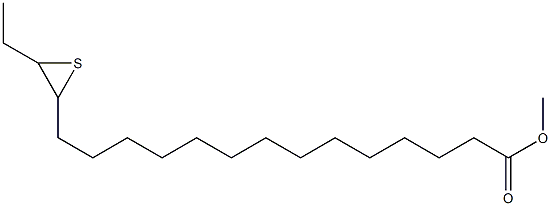 15,16-Epithiooctadecanoic acid methyl ester 구조식 이미지