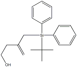 3-[[Diphenyl(tert-butyl)silyl]methyl]-3-buten-1-ol 구조식 이미지