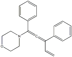 4-(1,3-Diphenyl-1,2,4-pentatrienyl)morpholine 구조식 이미지