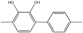 3-(4-Methylphenyl)-6-methylbenzene-1,2-diol 구조식 이미지