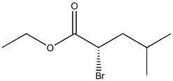 [S,(-)]-2-Bromo-4-methylvaleric acid ethyl ester Structure