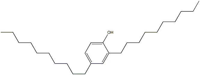 2,4-Didecylphenol 구조식 이미지