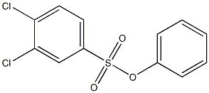 3,4-Dichlorobenzenesulfonic acid phenyl ester Structure