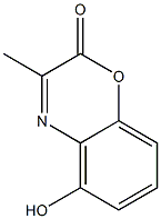 3-Methyl-5-hydroxy-2H-1,4-benzoxazine-2-one Structure