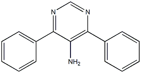 5-Amino-4,6-diphenylpyrimidine 구조식 이미지