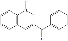 1-Methyl-3-benzoyl-1,2-dihydroquinoline 구조식 이미지
