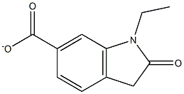 Ethyloxindole-6-carboxylate 구조식 이미지