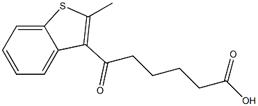 6-(2-METHYL-BENZO[B]THIOPHEN-3-YL)-6-OXO-HEXANOIC ACID Structure