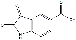 Isatin-5-carboxylic acid Structure