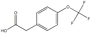 4-TrifluoroMethoxyphenylacetic acid 구조식 이미지
