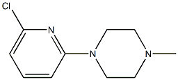 1-(6-Chloro-2-pyridinyl)-4-methylpiperazine 구조식 이미지