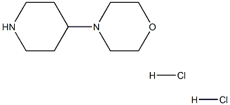 4-(4-Piperidinyl)morpholine dihydrochloride 구조식 이미지