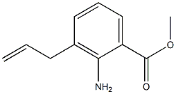 Methyl 3-allyl-2-aminobenzoate Structure