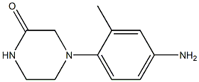 4-(4-Amino-2-methylphenyl)-2-piperazinone Structure