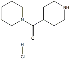 1-Piperidinyl(4-piperidinyl)methanonehydrochloride Structure