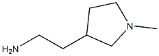 2-(1-Methyl-3-pyrrolidinyl)ethylamine 구조식 이미지