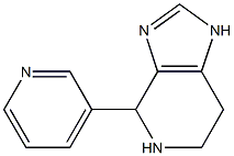 4-Pyridin-3-yl-4,5,6,7-tetrahydro-1H-imidazo-[4,5-c]pyridine Structure