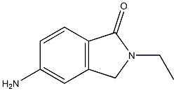 5-Amino-2,3-dihydro-2-ethyl-1H-Isoindol-1-one 구조식 이미지