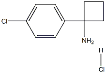 1-(4-CHLOROPHENYL)CYCLOBUTANAMINE (HYDROCHLORIDE) Structure