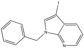 1-Benzyl-3-iodo-1H-pyrrolo[2,3-b]pyridine Structure