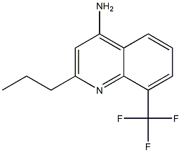 4-Amino-8-trifluoromethyl-2-propylquinoline Structure