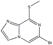 6-Bromo-8-methylsulfanyl-imidazo[1,2-a]pyrazine 구조식 이미지