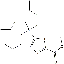 Methyl 5-(tributylstannyl)thiazole-2-carboxylate Structure