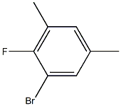 1-Bromo-3,5-dimethyl-2-fluorobenzene 구조식 이미지