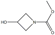3-Hydroxyazetidinecarboxylic acidmethylester 구조식 이미지