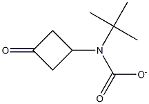 1,1-DIMETHYLETHYL(3-OXO-CYCLOBUTYL)CARBAMATE 구조식 이미지