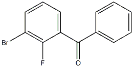 3-bromo-2-fluorobenzophenone 구조식 이미지