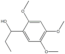 1-(2,4,5-Trimethoxyphenyl)propan-1-ol　 구조식 이미지
