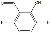 2-hydroxy-3,6-difluorobenzaldehyde 구조식 이미지