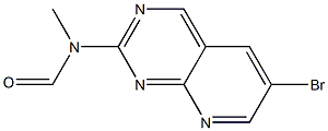 N-(6-bromopyrido[2,3-d]pyrimidin-2-yl)-N-methylformamide 구조식 이미지