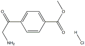 methyl 4-(2-aminoacetyl)benzoate hydrochloride Structure