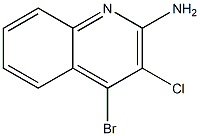 2-Amino-4-bromo-3-chloroquinoline Structure