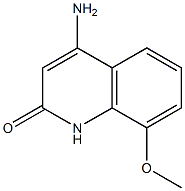 4-Amino-8-methoxyquinoline-2-one Structure