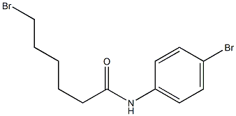 6-Bromohexanoic acid N-(4-bromophenyl)amide Structure