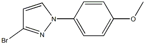 3-bromo-1-(4-methoxyphenyl)-1H-pyrazole 구조식 이미지