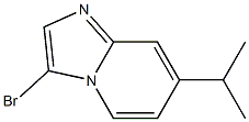 3-bromo-7-isopropylimidazo[1,2-a]pyridine Structure