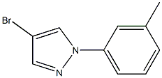 4-bromo-1-m-tolyl-1H-pyrazole 구조식 이미지
