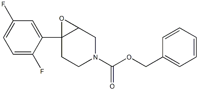 benzyl 6-(2,5-difluorophenyl)-7-oxa-3-azabicyclo[4.1.0]heptane-3-carboxylate 구조식 이미지