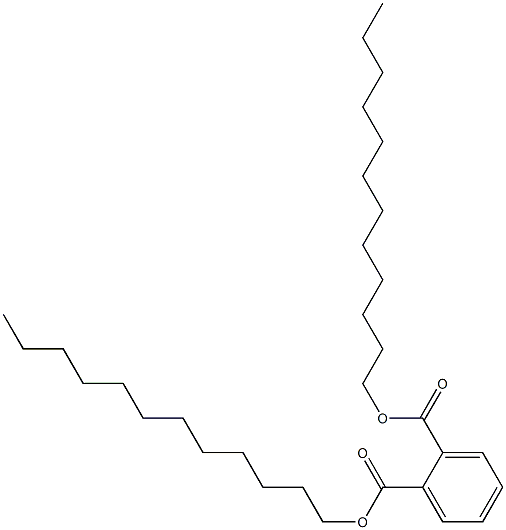 Phthalic acid, bis-dodecyl ester Structure